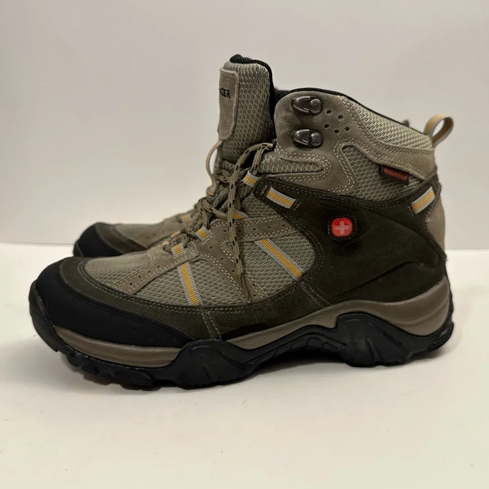 Wenger Swiss Army Anchorage Mid Vibram Sole Hiking Boots MS6104.16 Size US 9.5